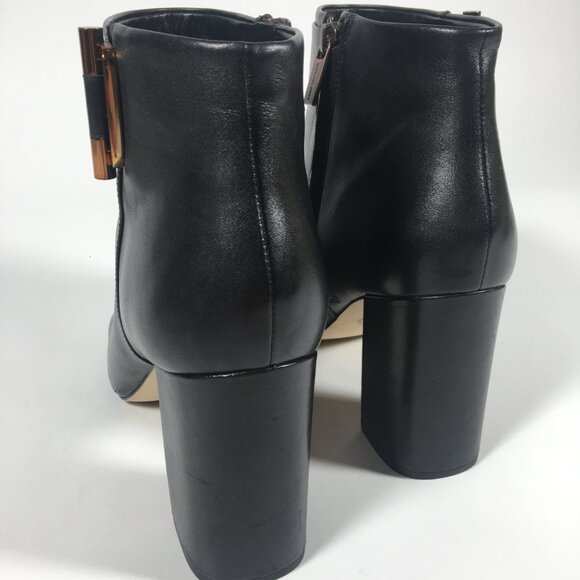 Michael Kors Gloria Leather Ankle Boots - Picture 8 of 11